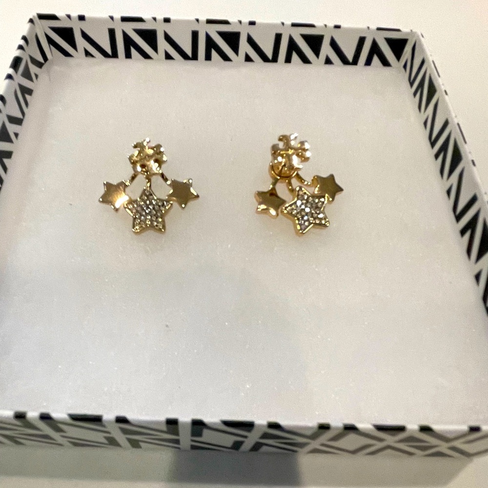 Tory Burch Kira Shooting Star Front Back Earrings